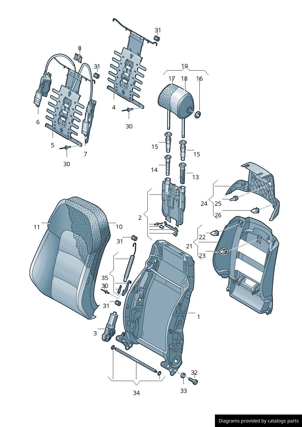 Car part diagram