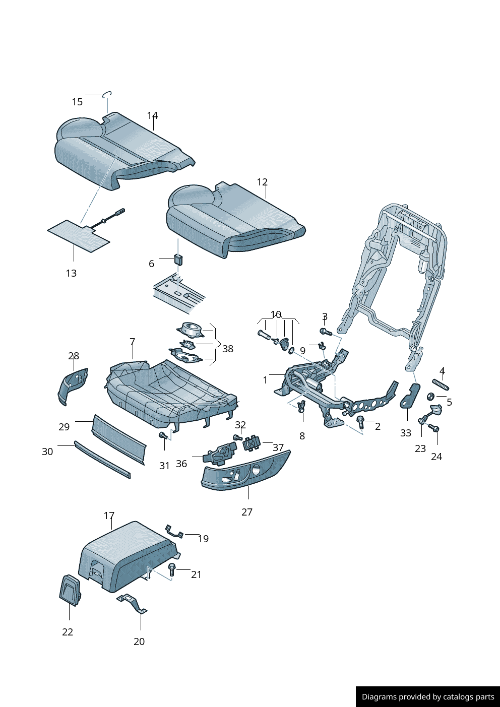Car part diagram