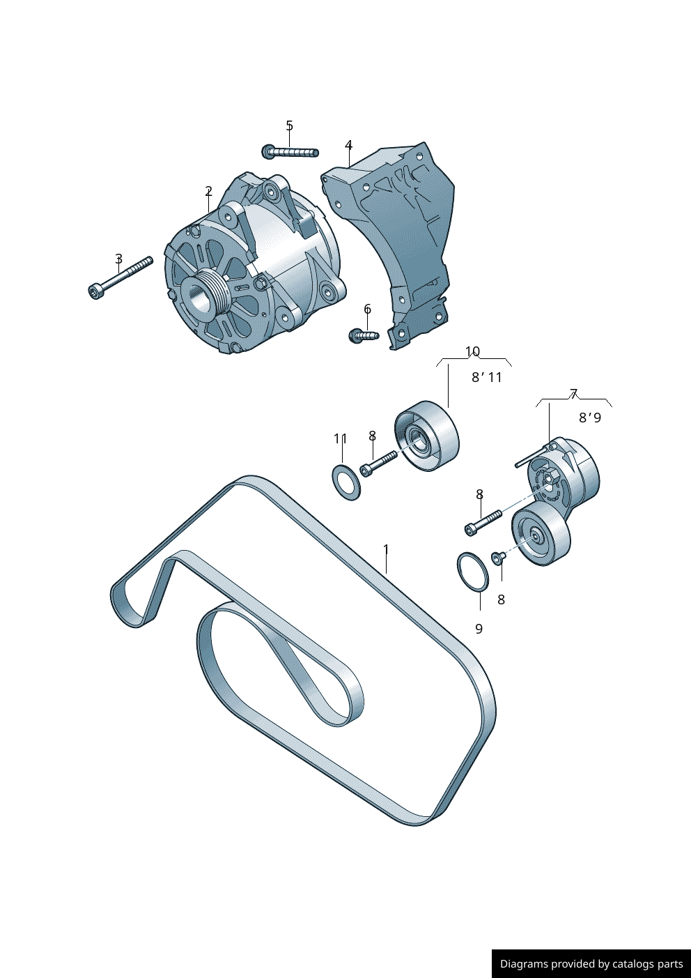 Car part diagram