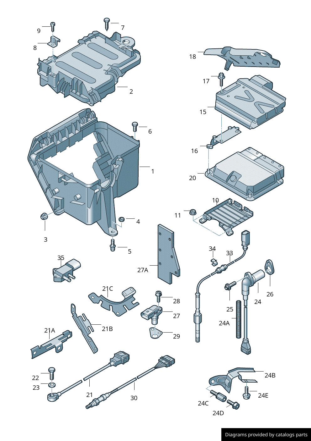 Car part diagram