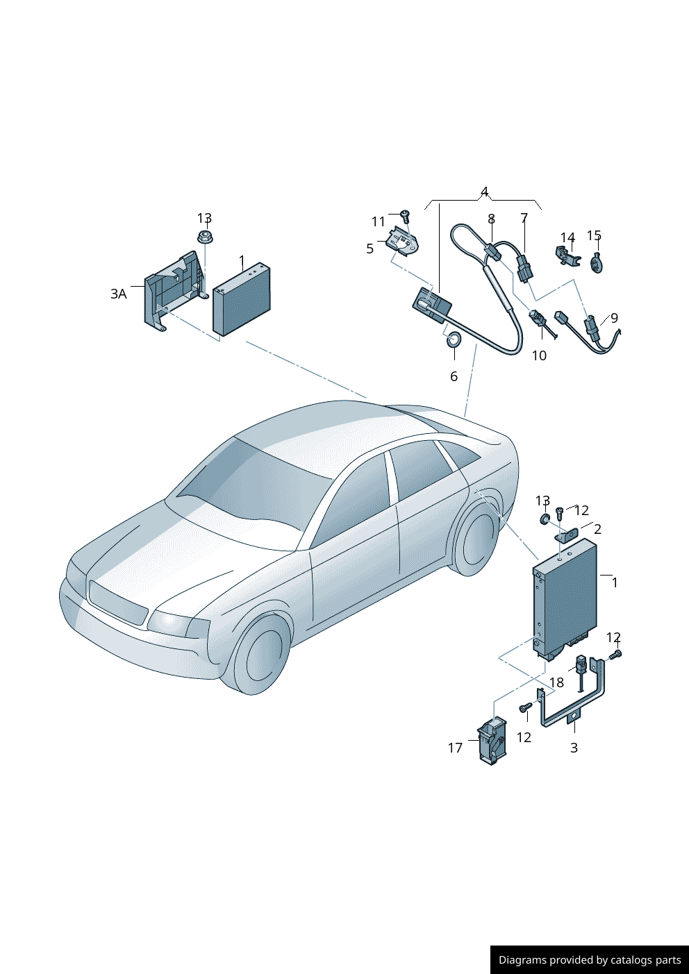 Car part diagram