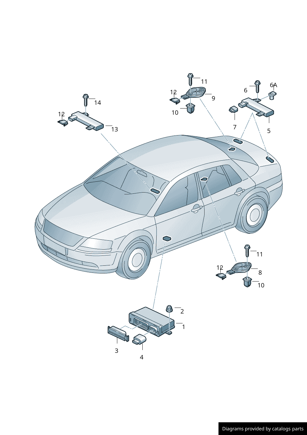 Car part diagram