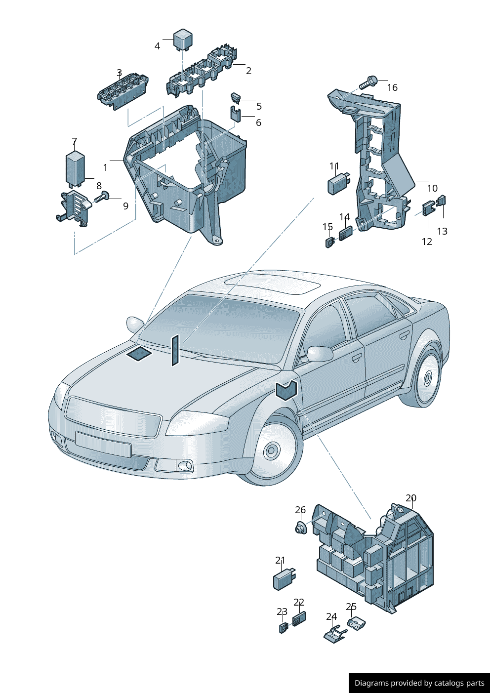 Car part diagram