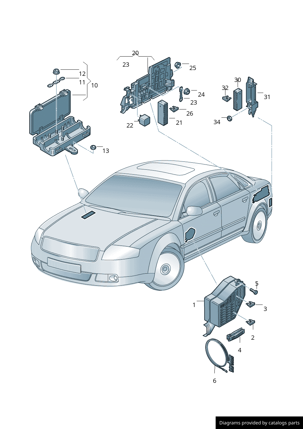 Car part diagram