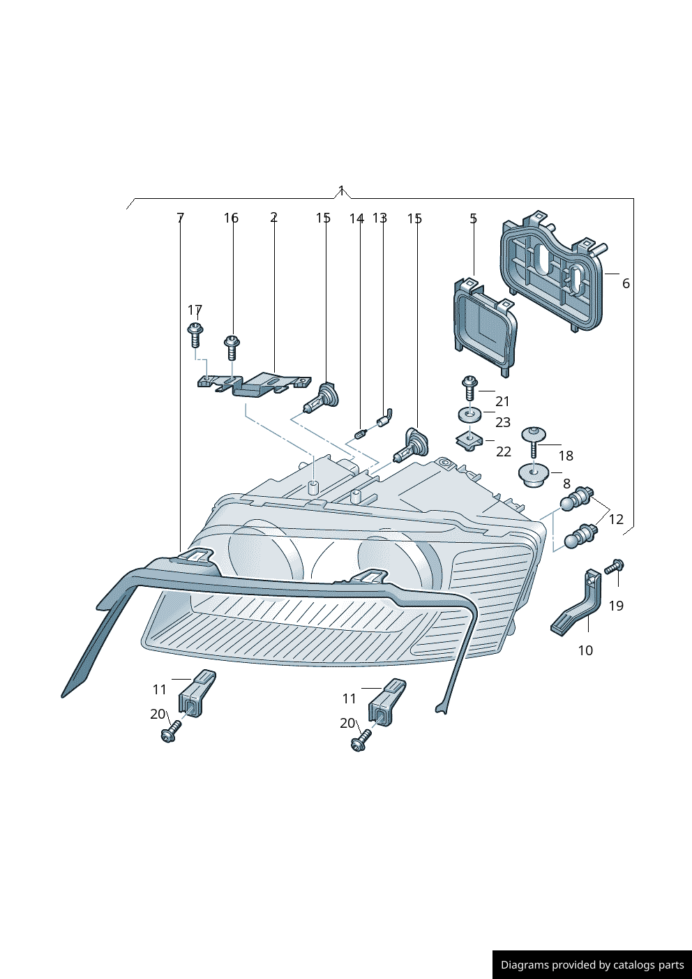 Car part diagram