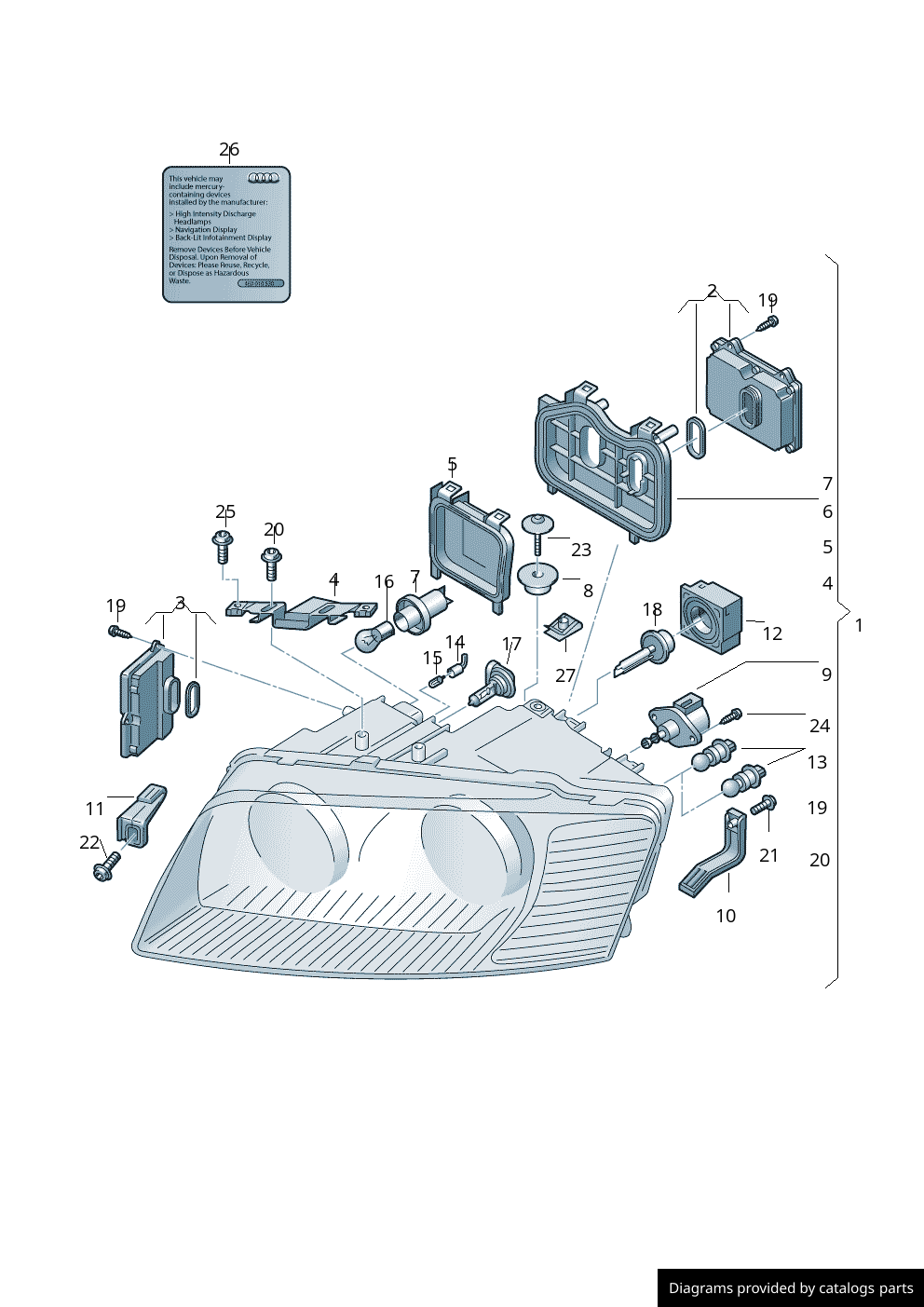 Car part diagram
