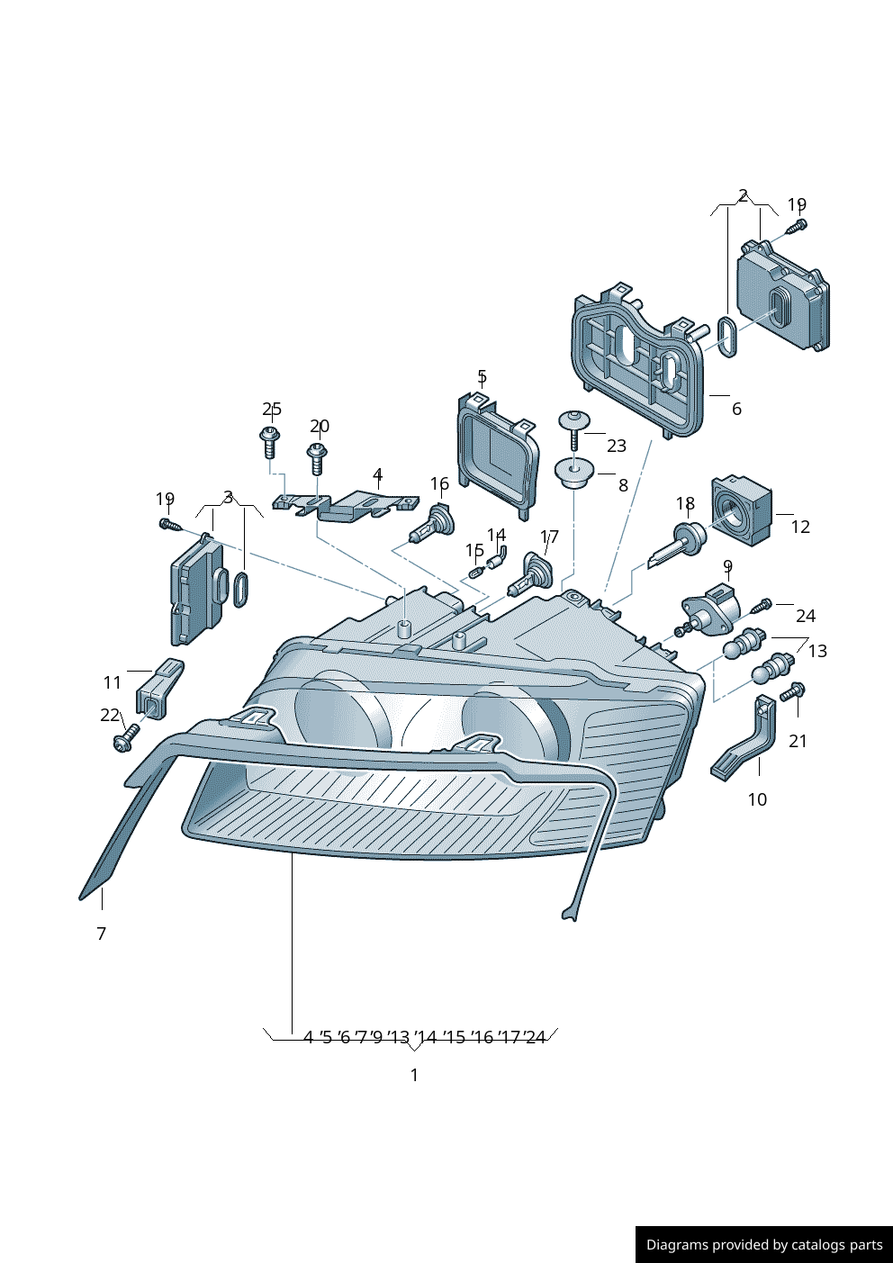Car part diagram
