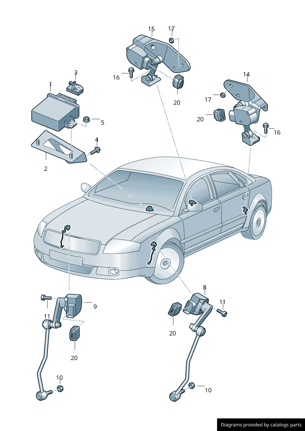 Car part diagram