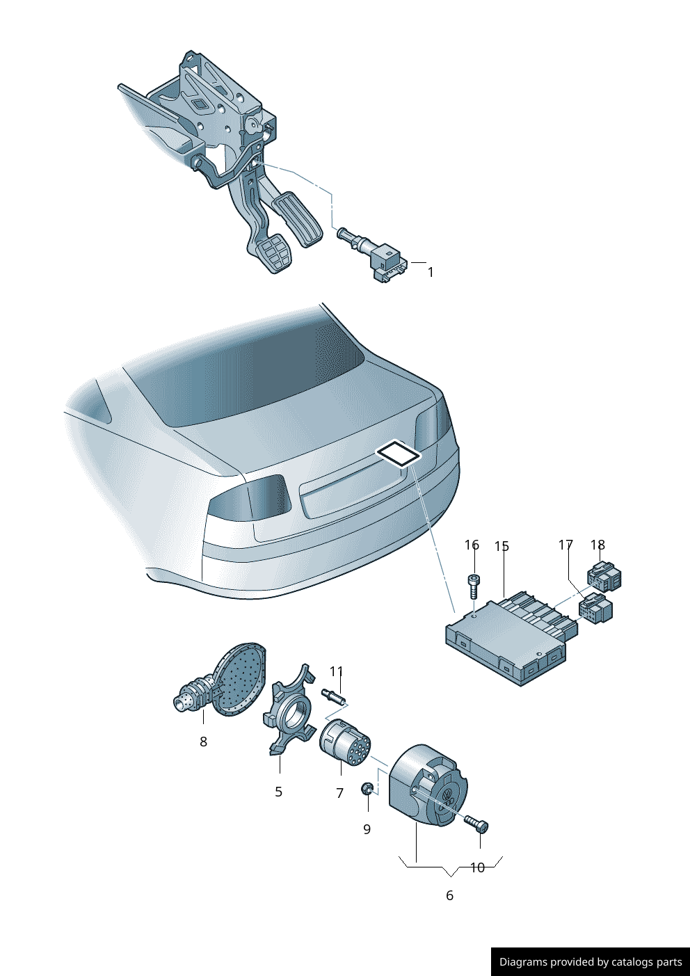 Car part diagram