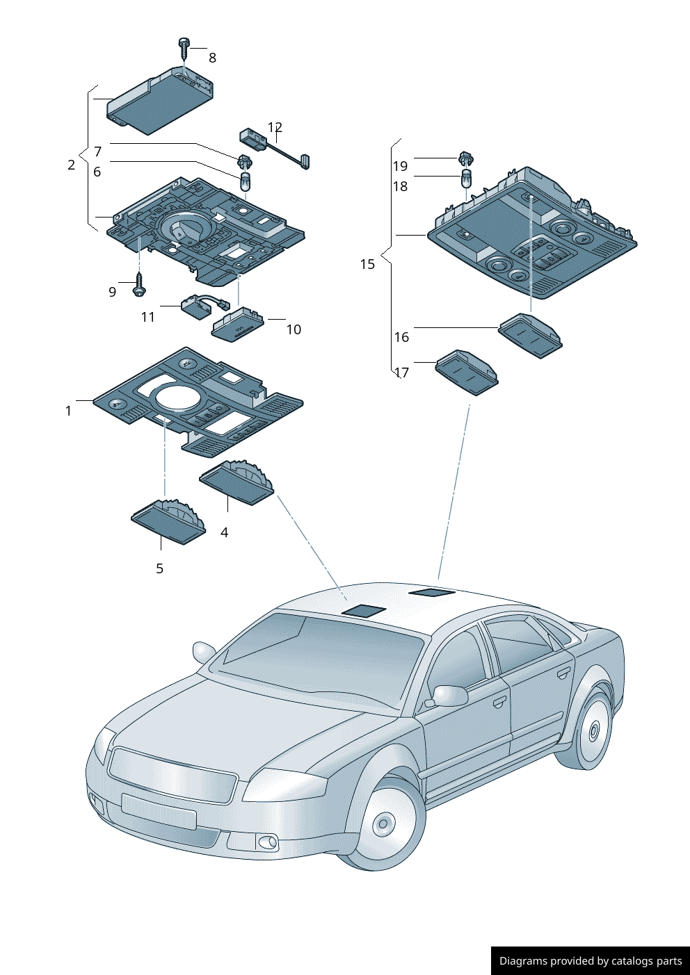 Car part diagram