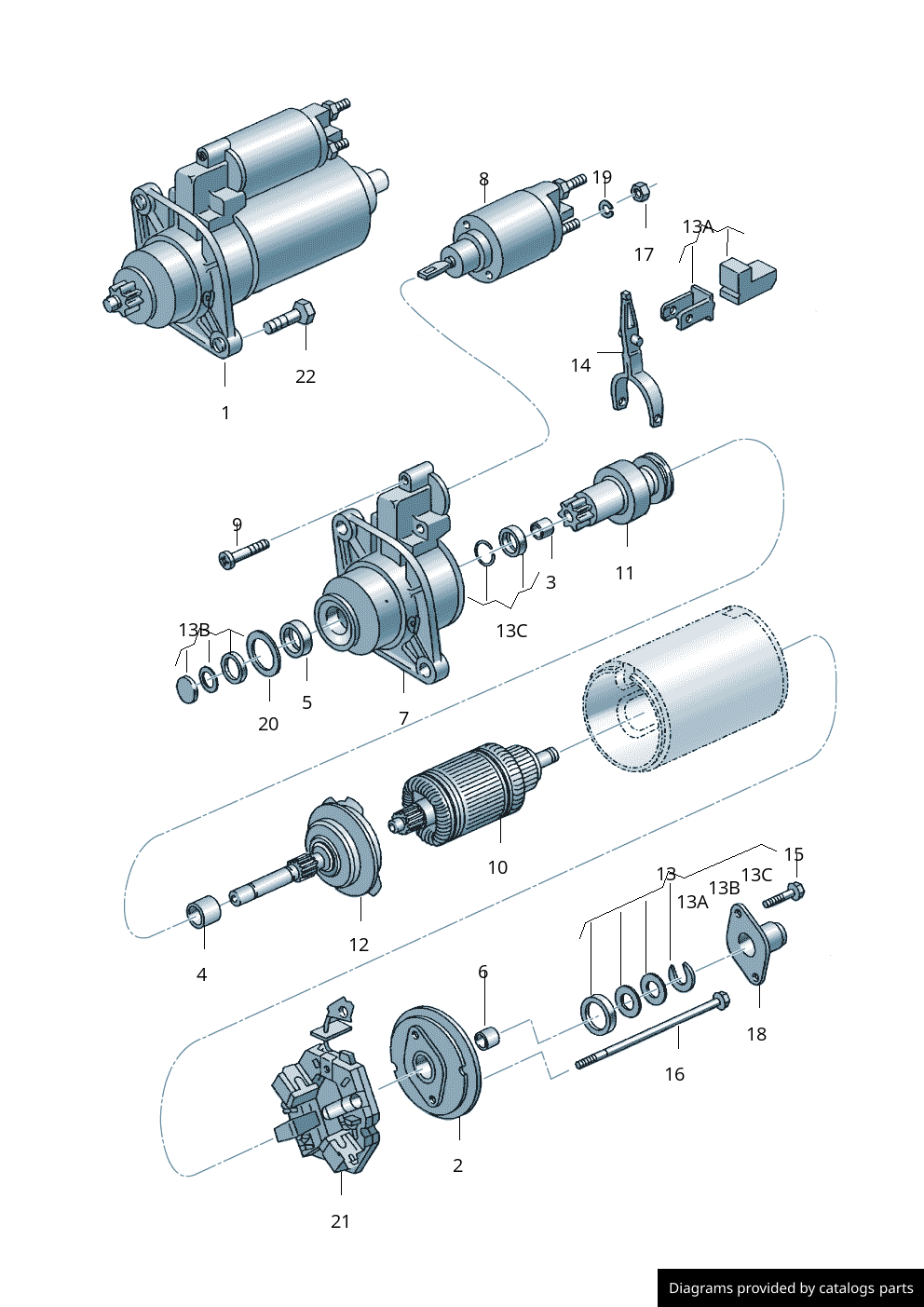 Car part diagram