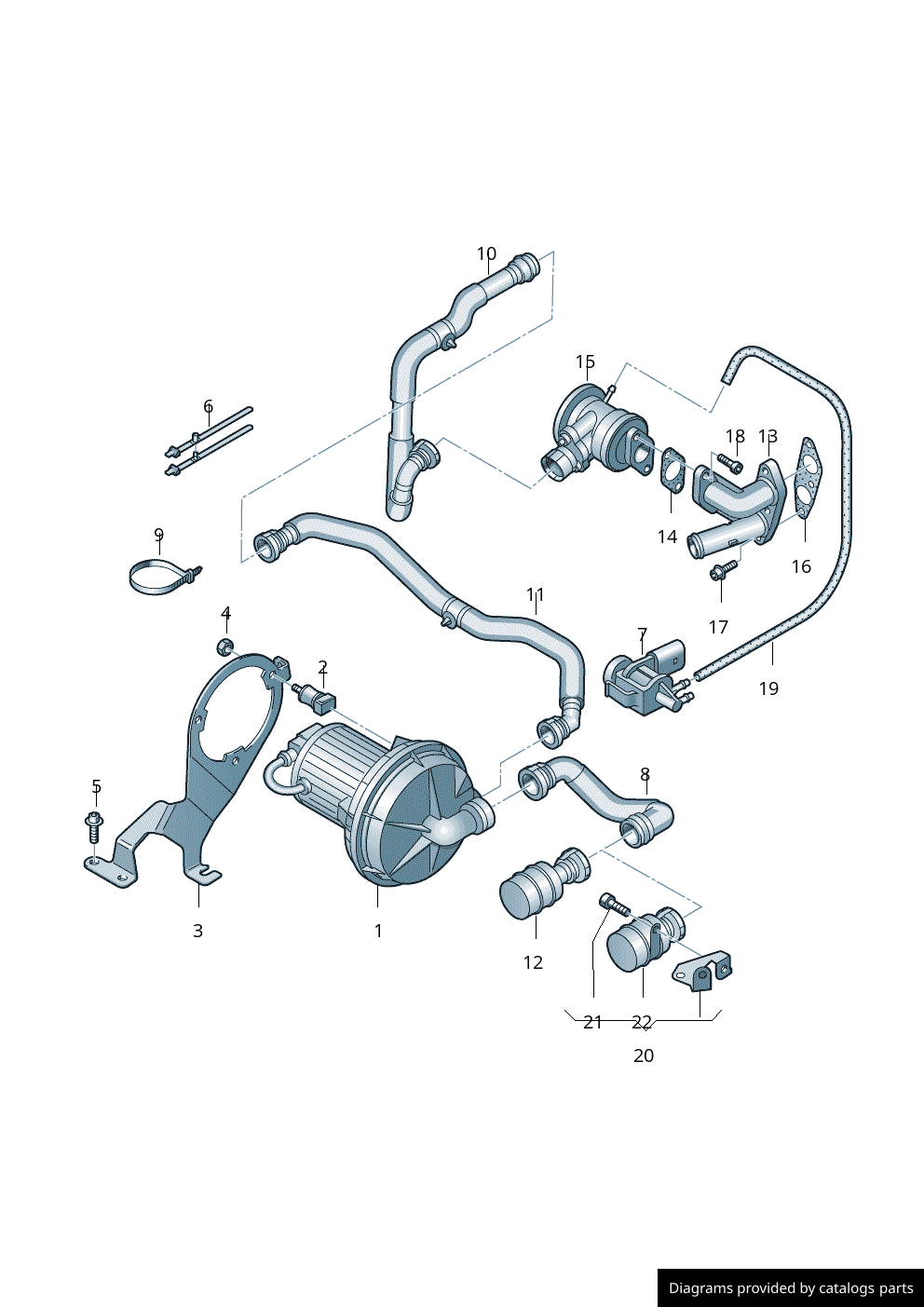 Car part diagram