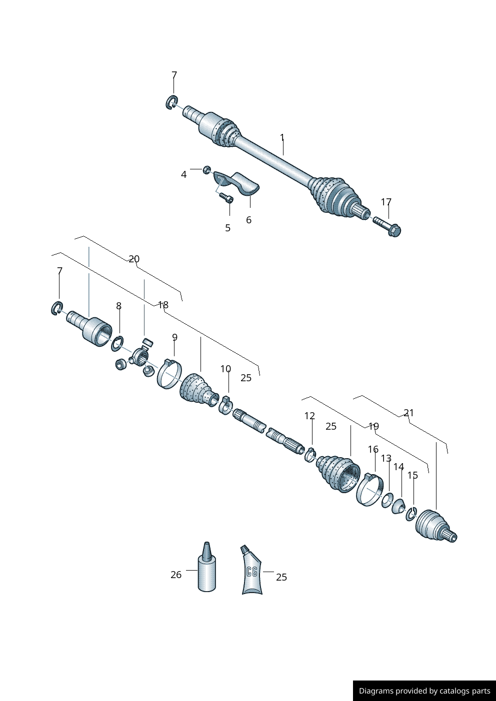 Car part diagram