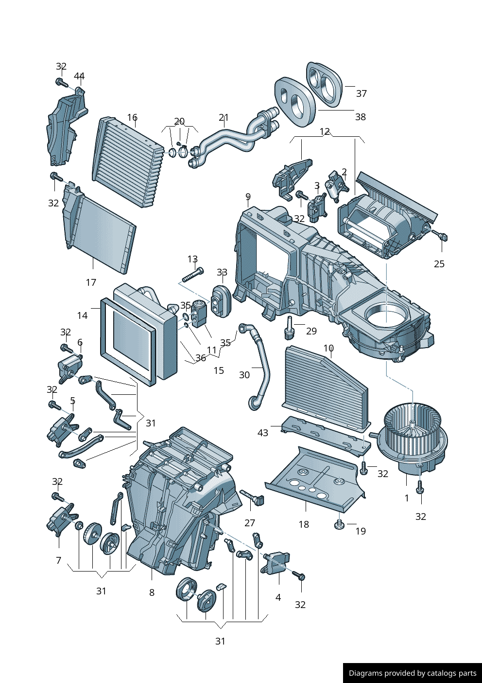 Car part diagram