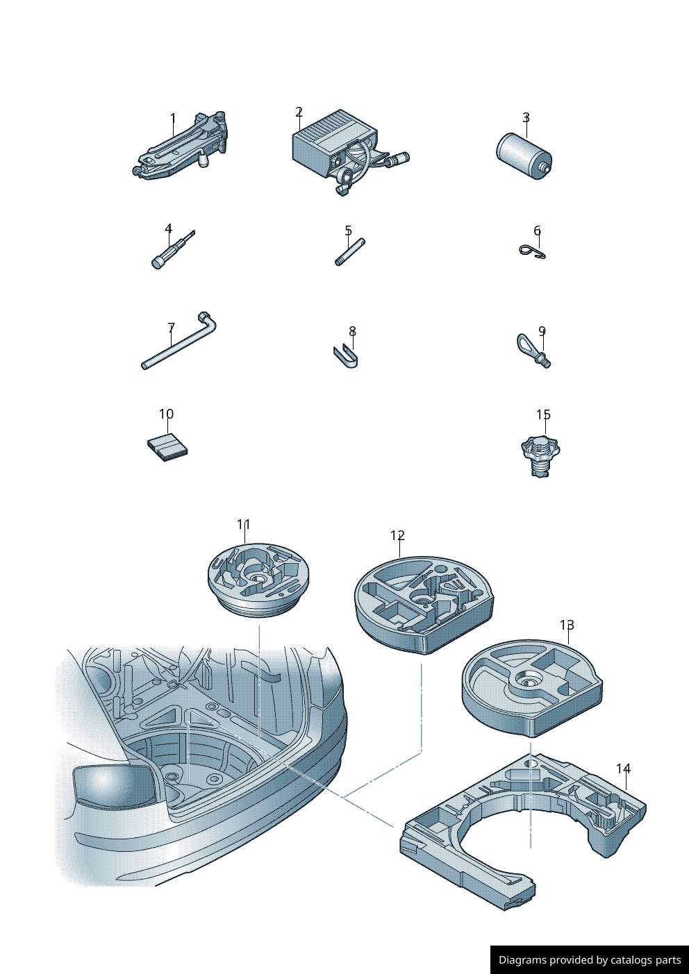 Car part diagram