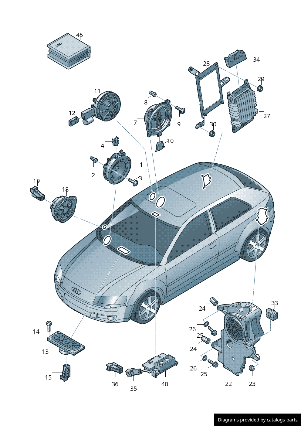 Car part diagram