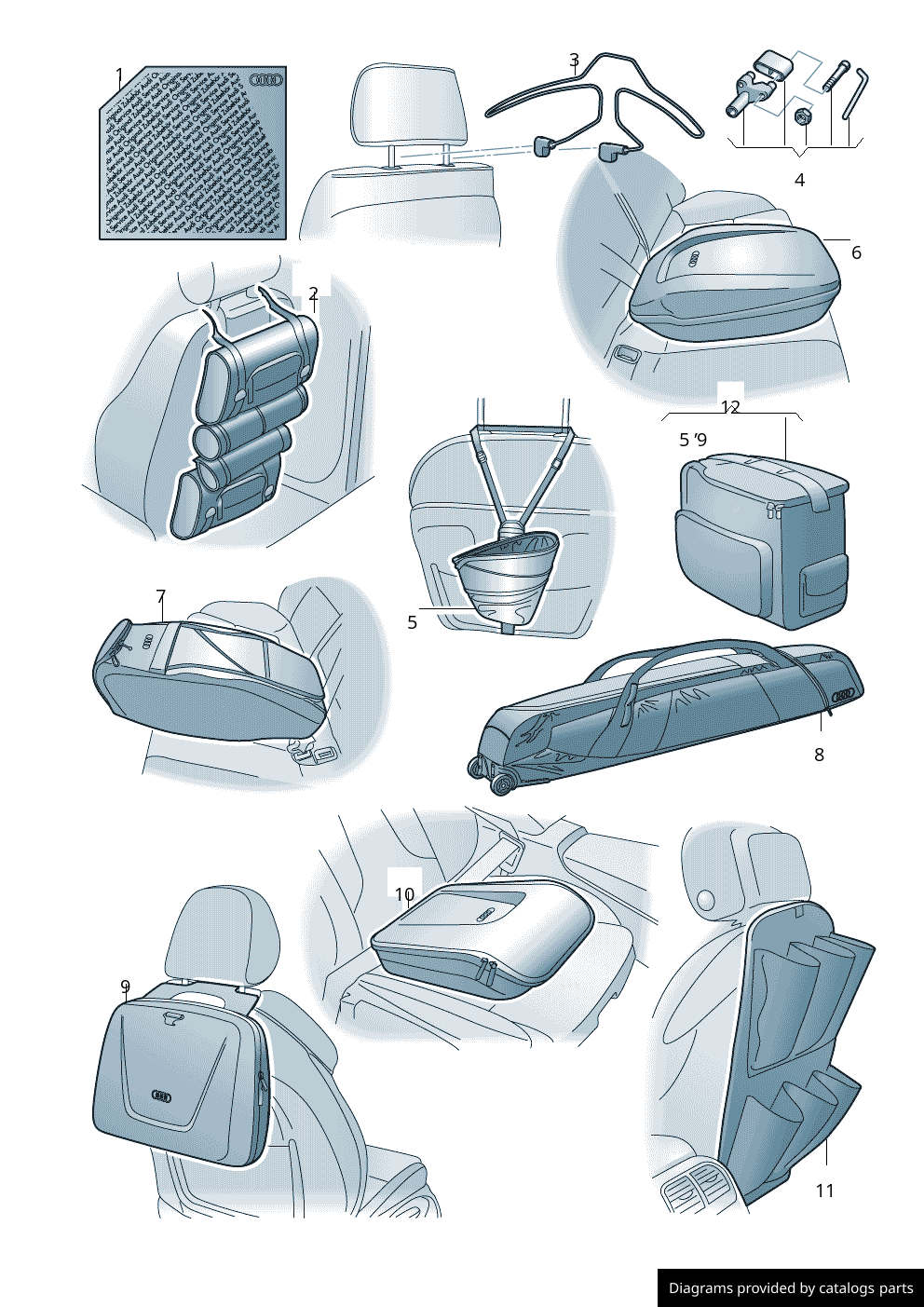 Car part diagram