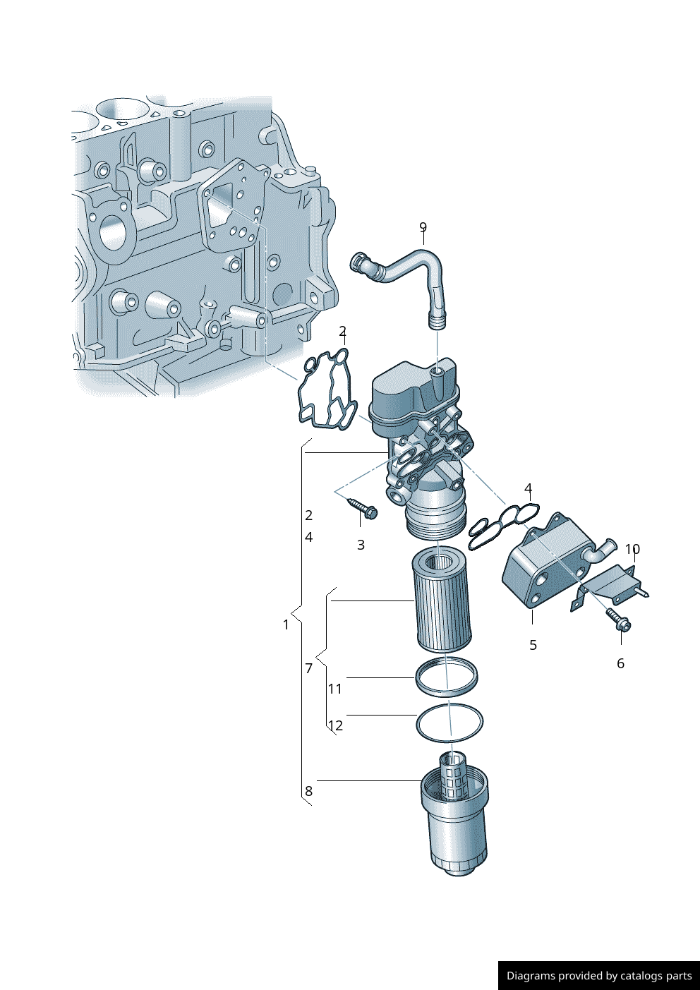 Car part diagram