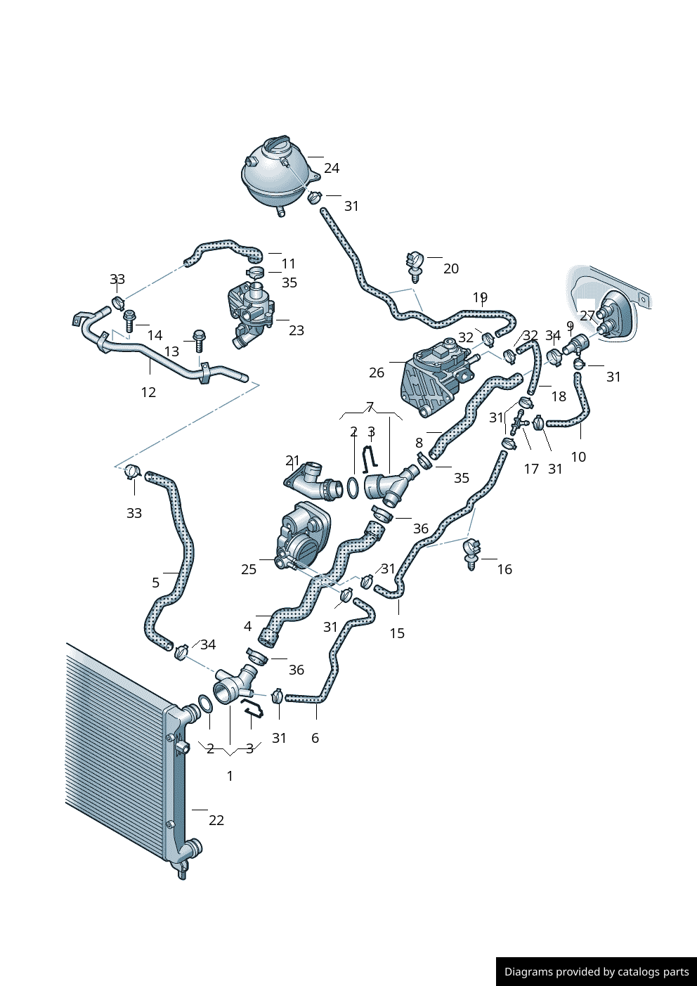 Car part diagram