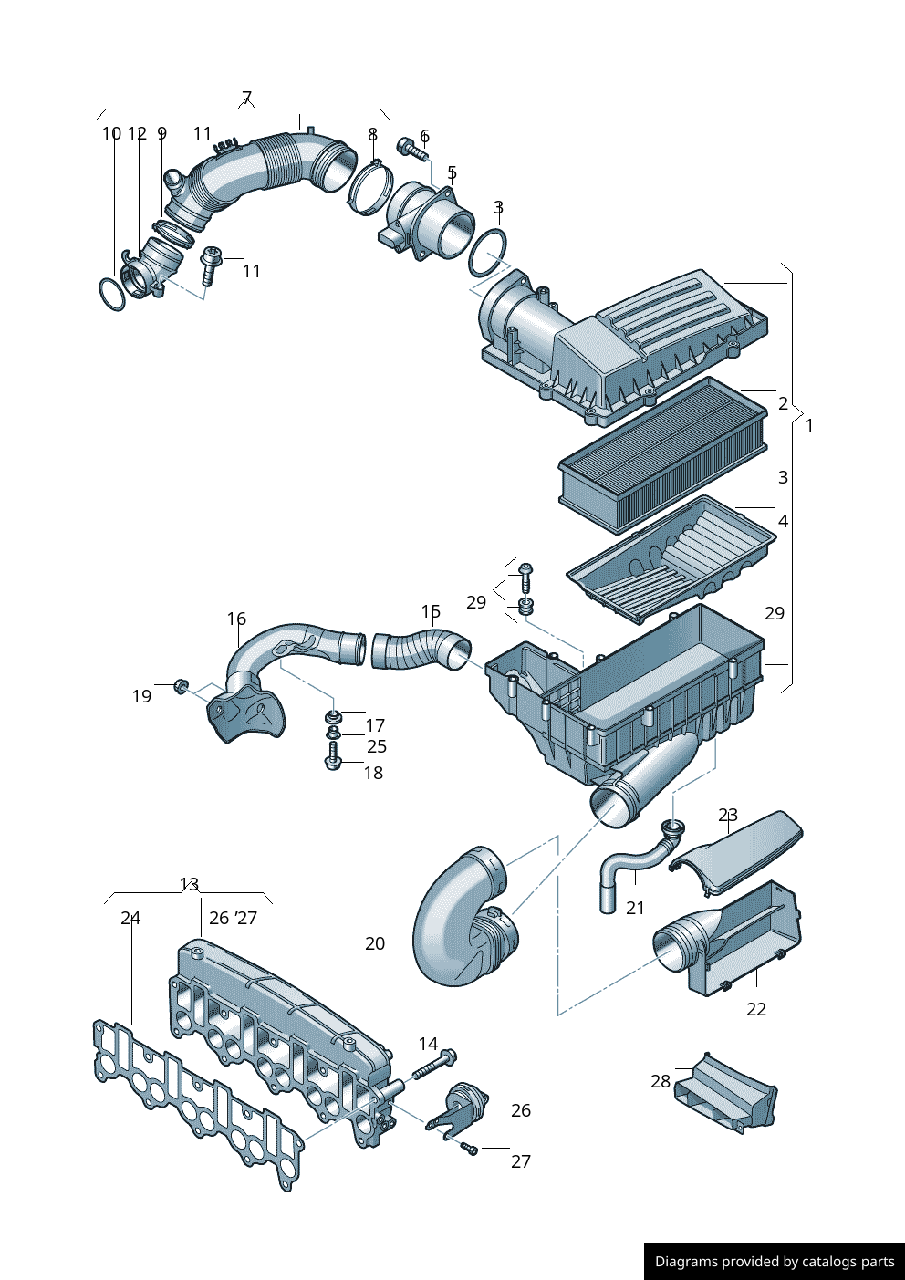Car part diagram
