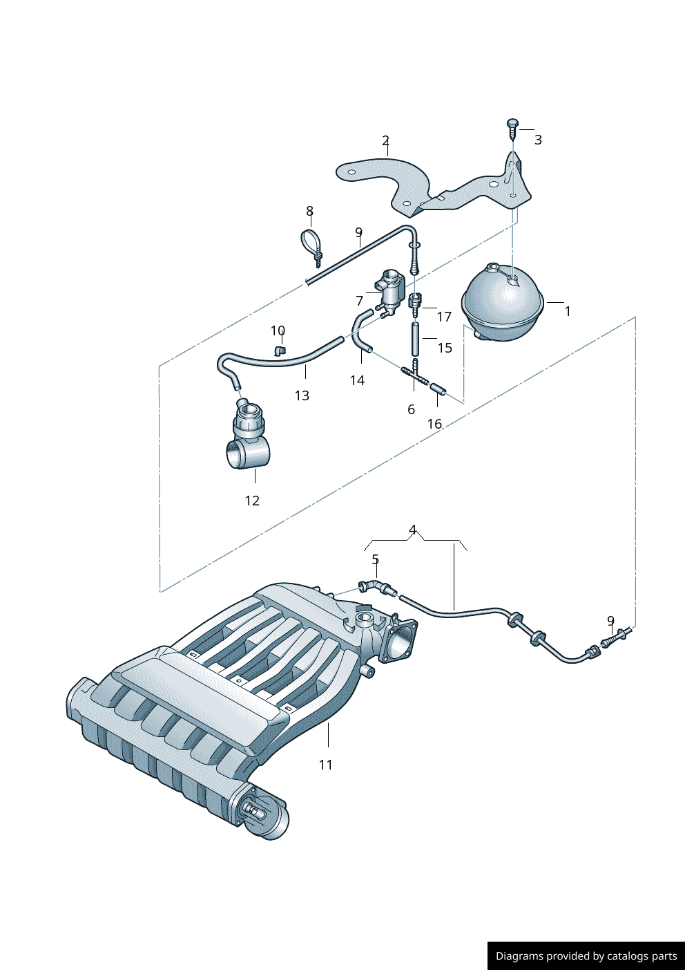 Car part diagram