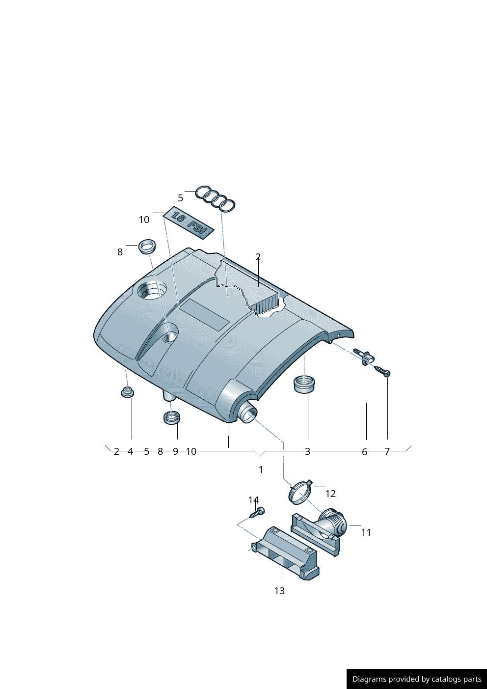 Car part diagram