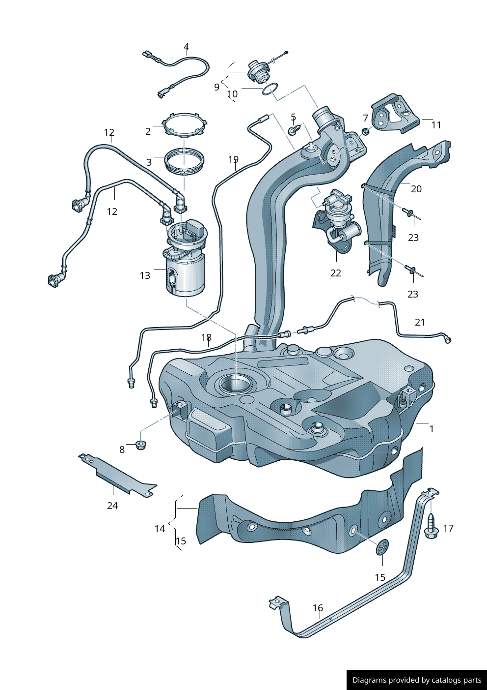 Car part diagram