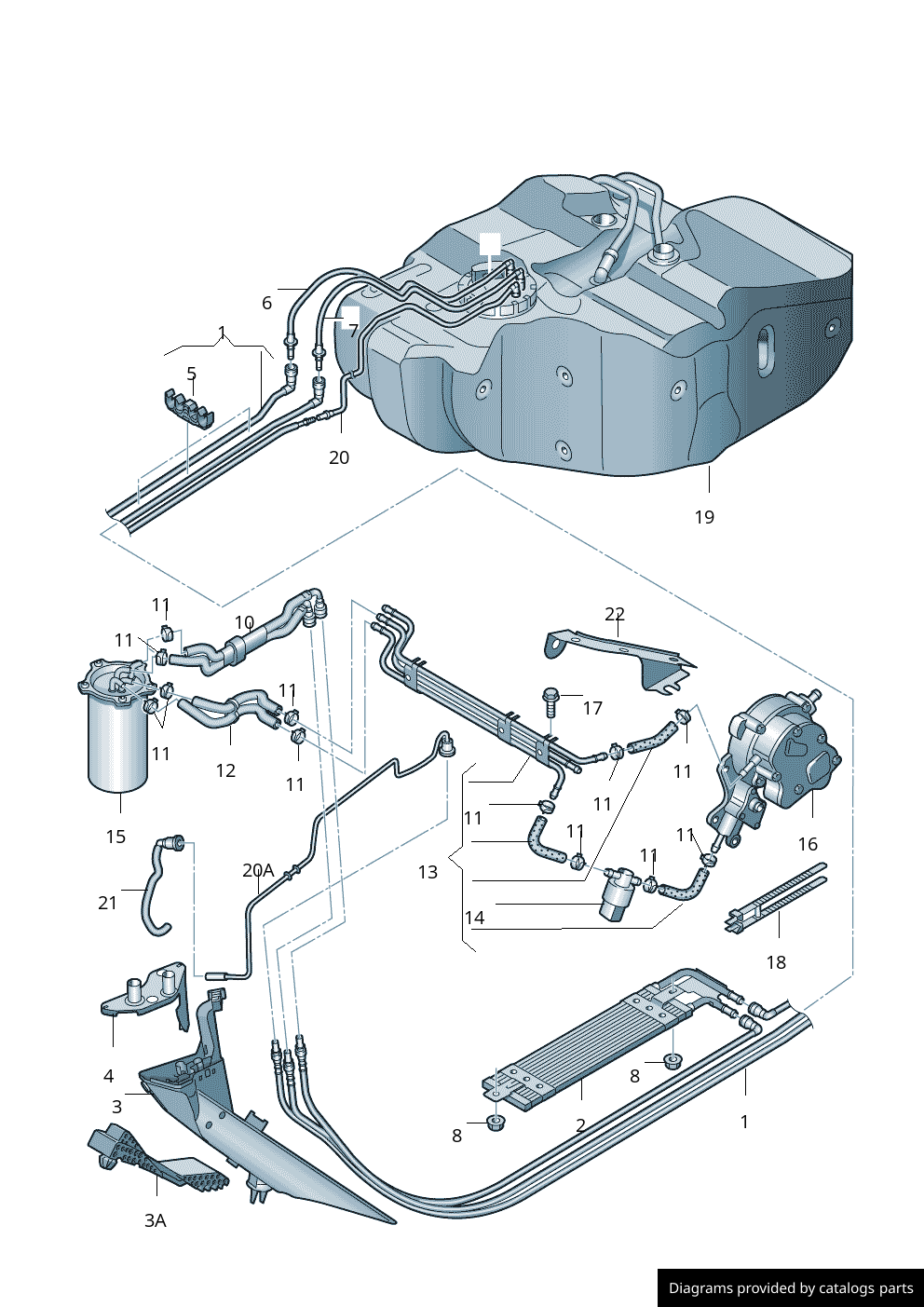 Car part diagram