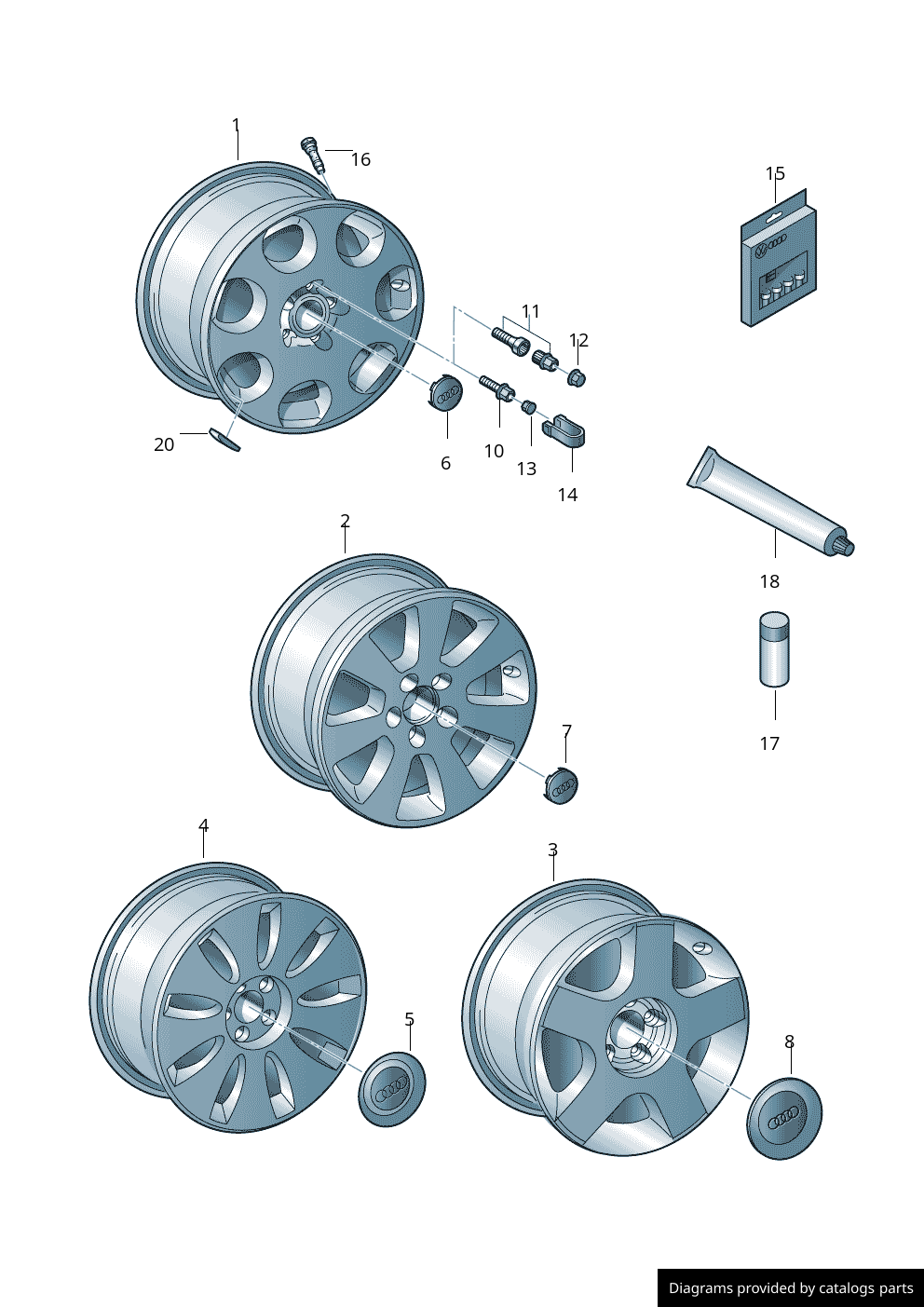 Car part diagram