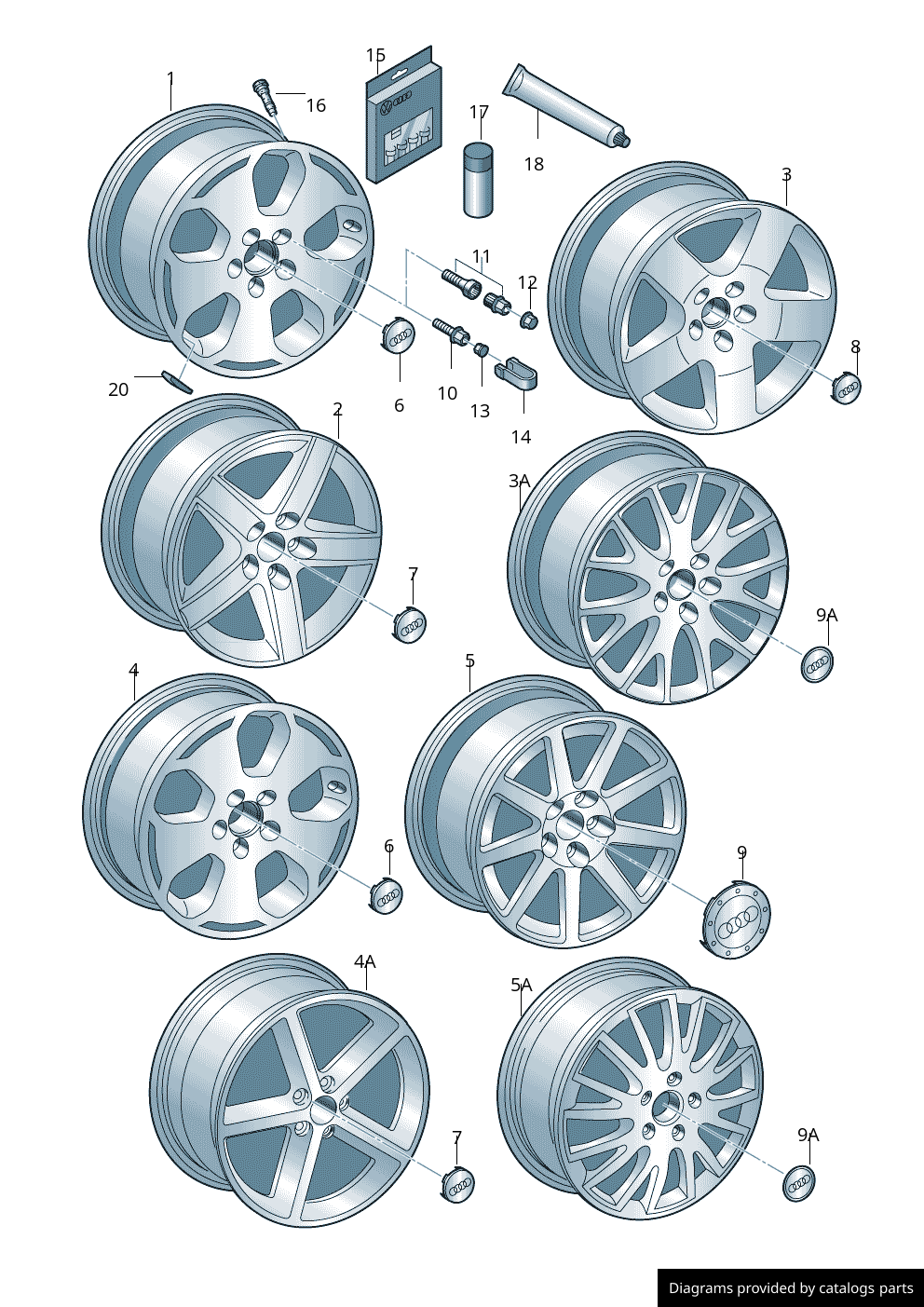 Car part diagram