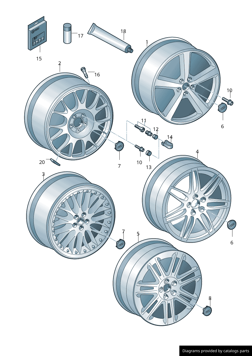 Car part diagram