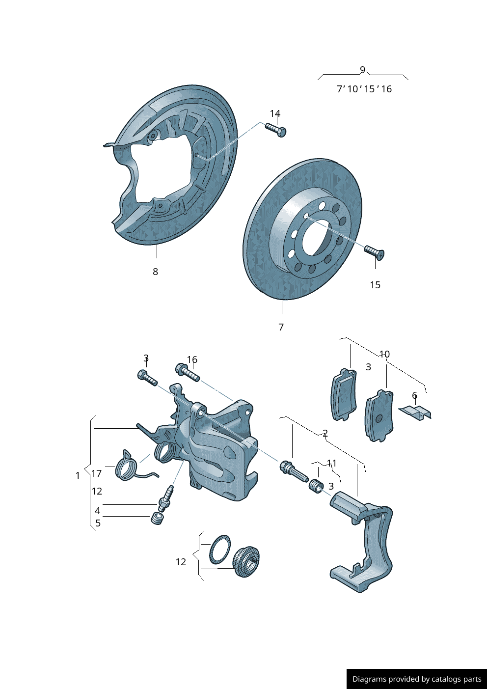 Car part diagram