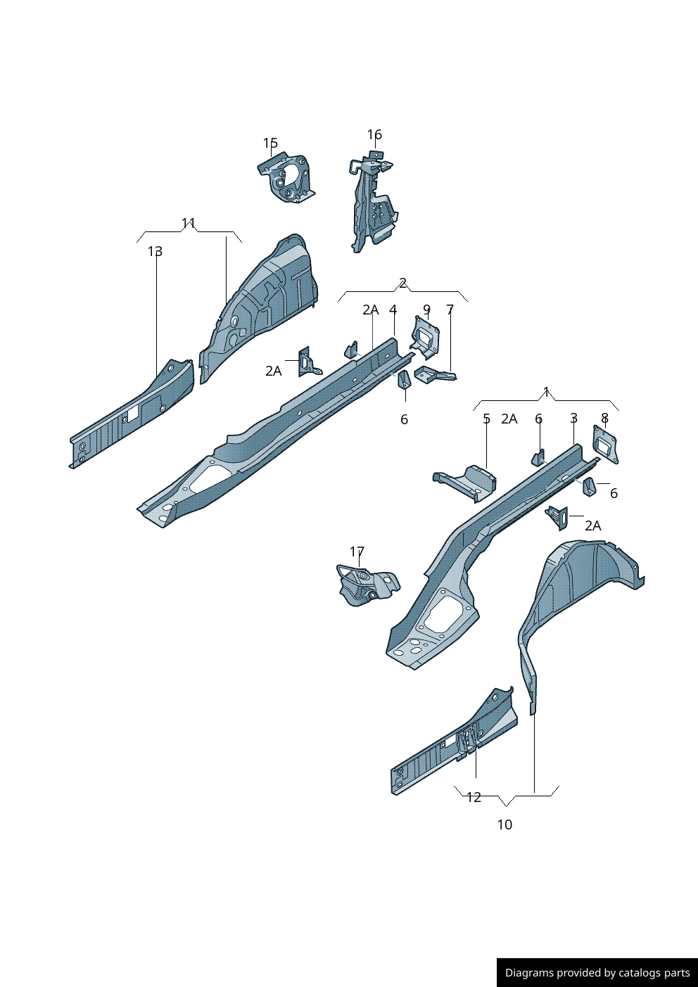 Car part diagram