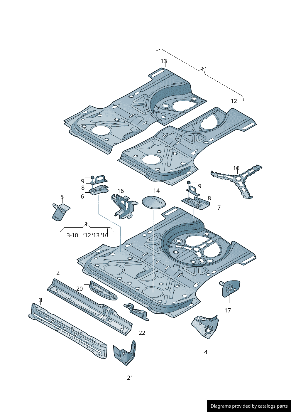 Car part diagram