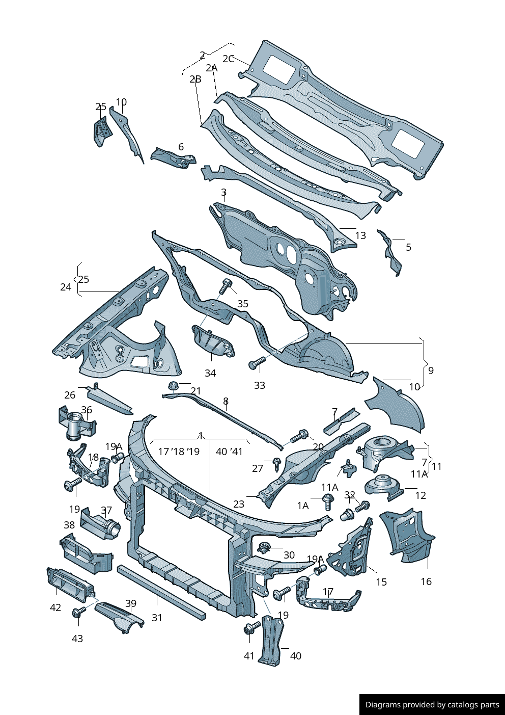 Car part diagram