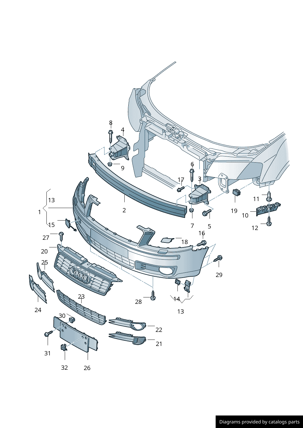 Car part diagram