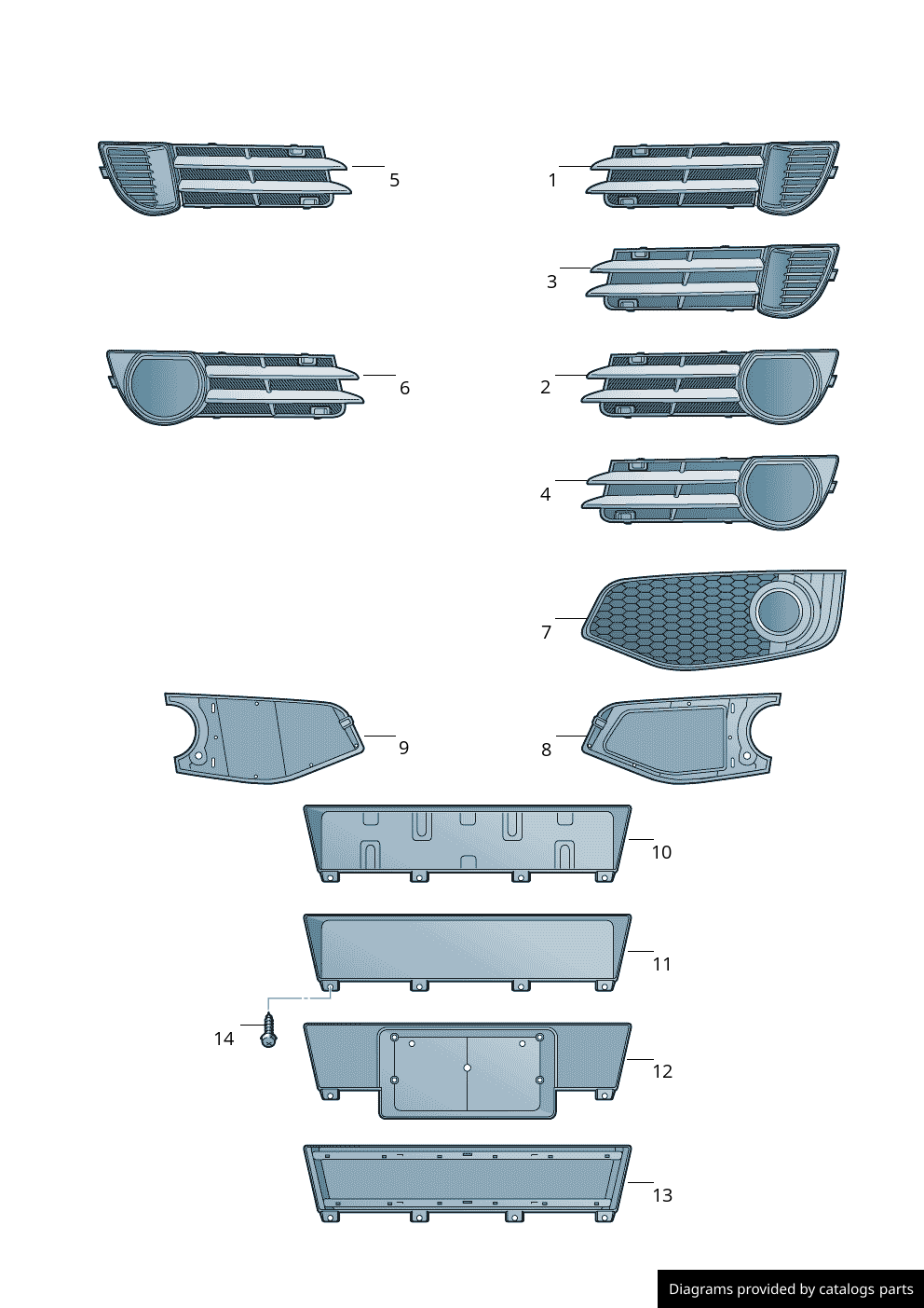 Car part diagram