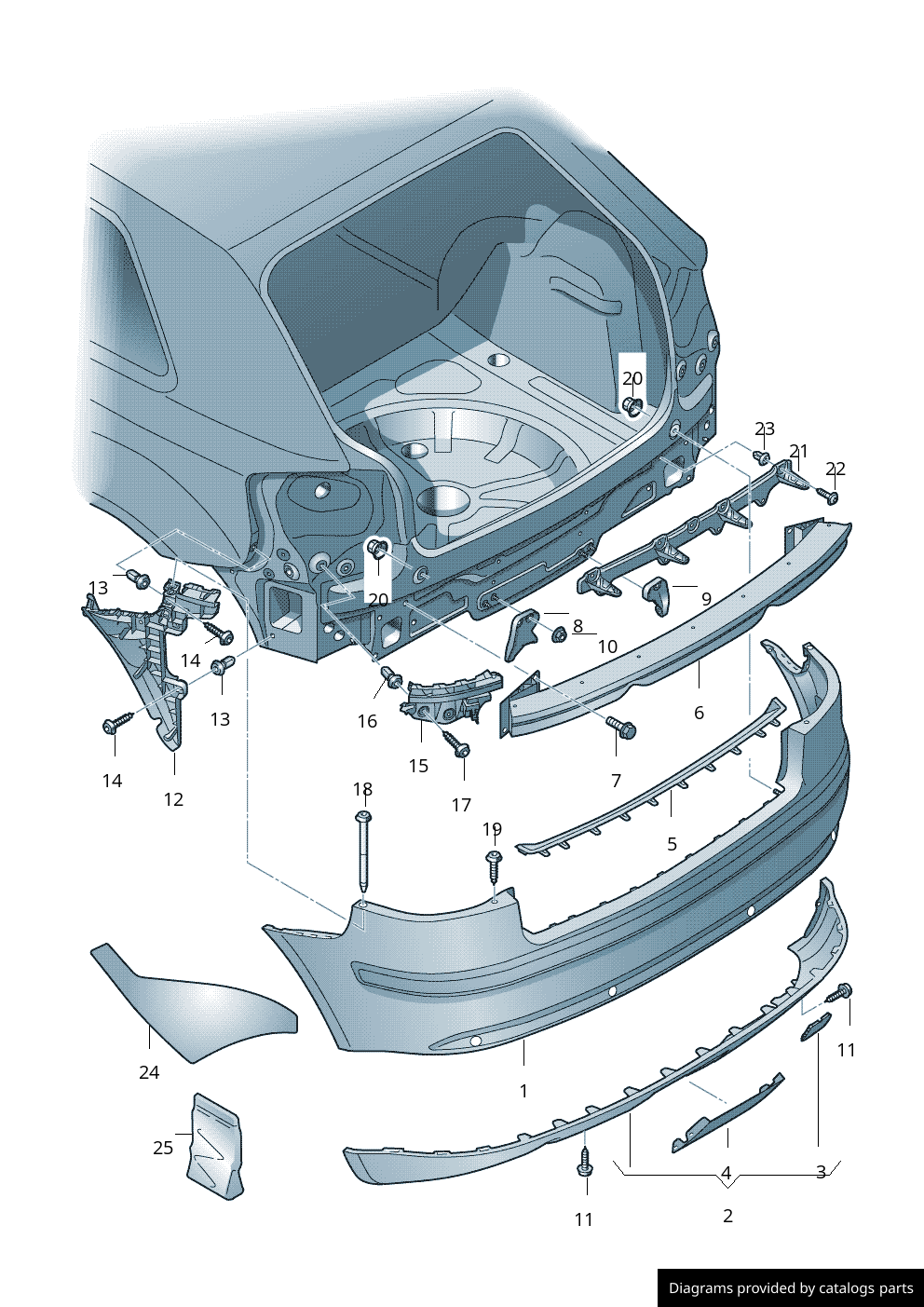 Car part diagram