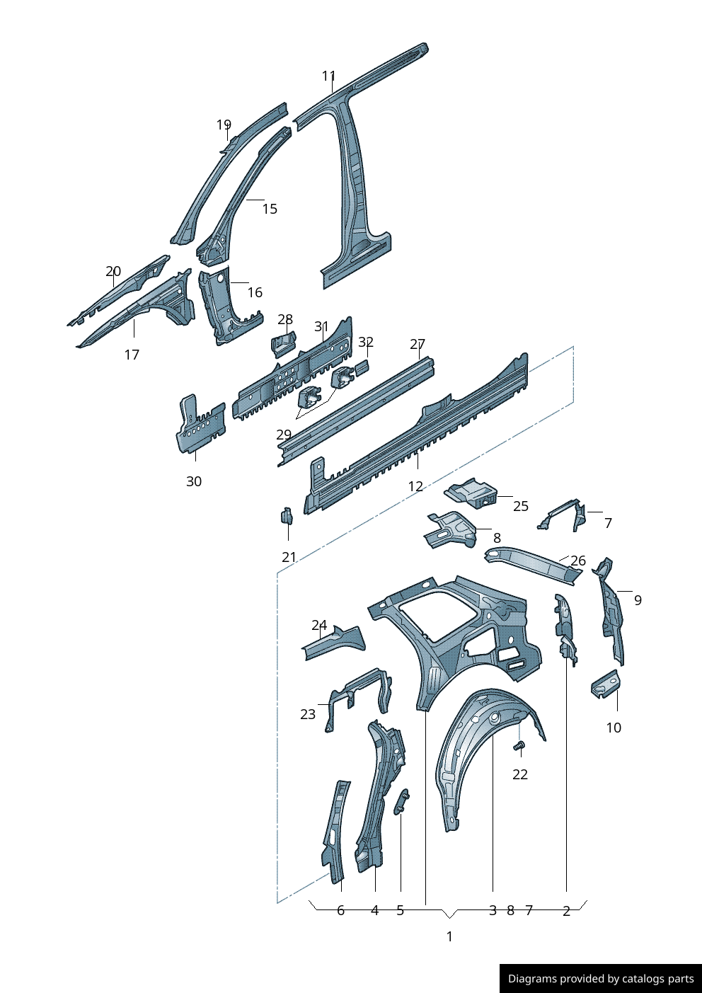 Car part diagram