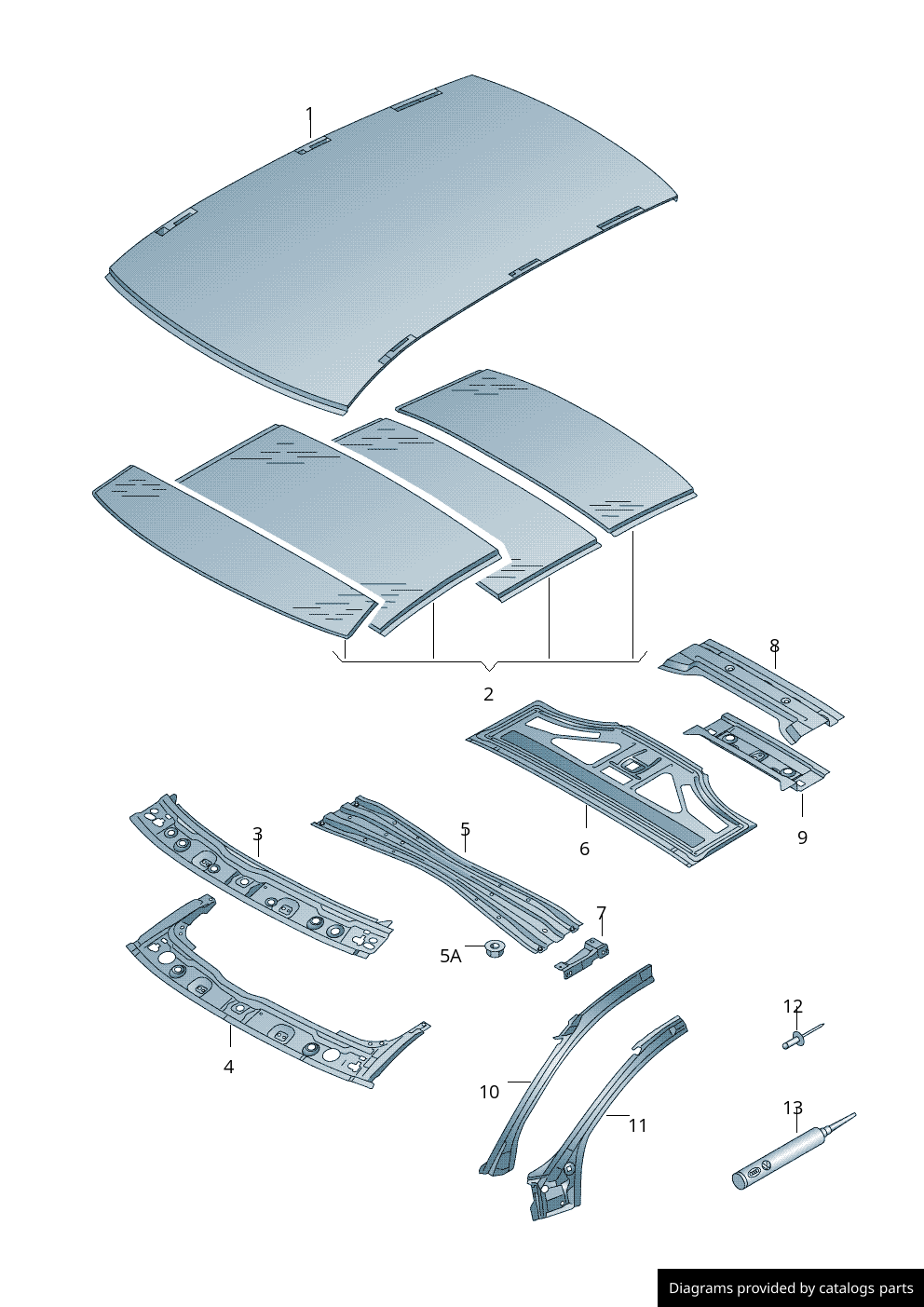 Car part diagram