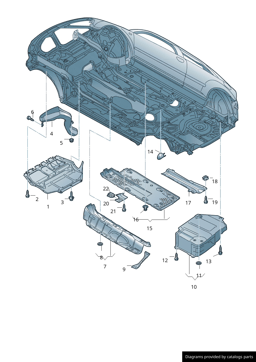 Car part diagram
