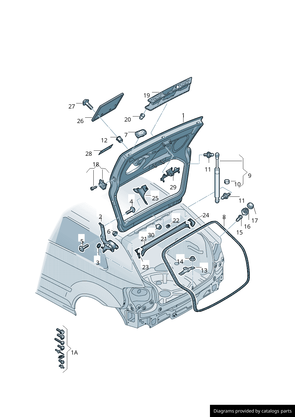 Car part diagram