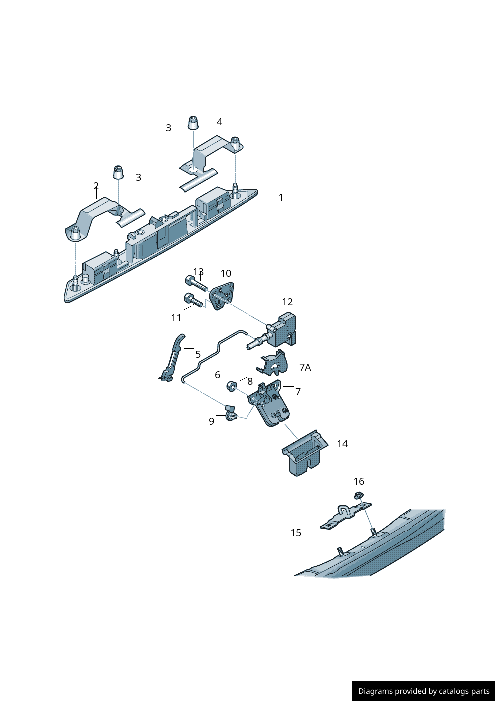 Car part diagram