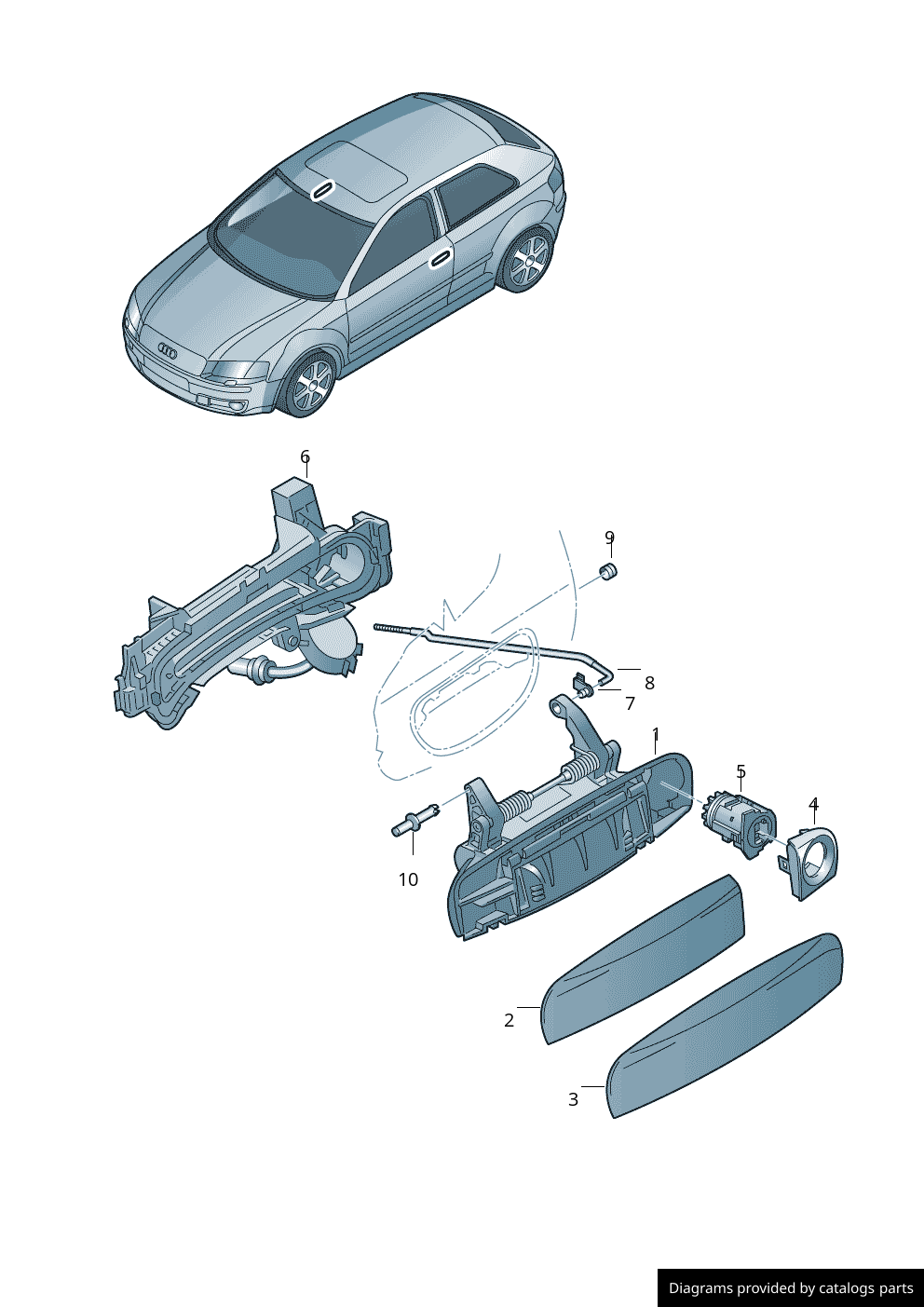 Car part diagram