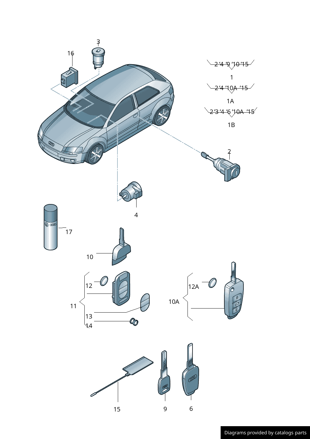 Car part diagram