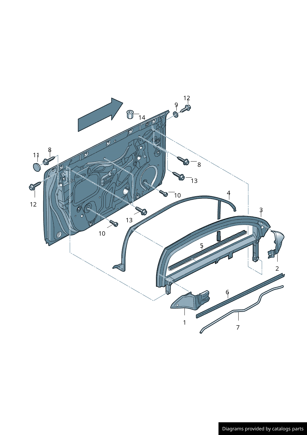 Car part diagram