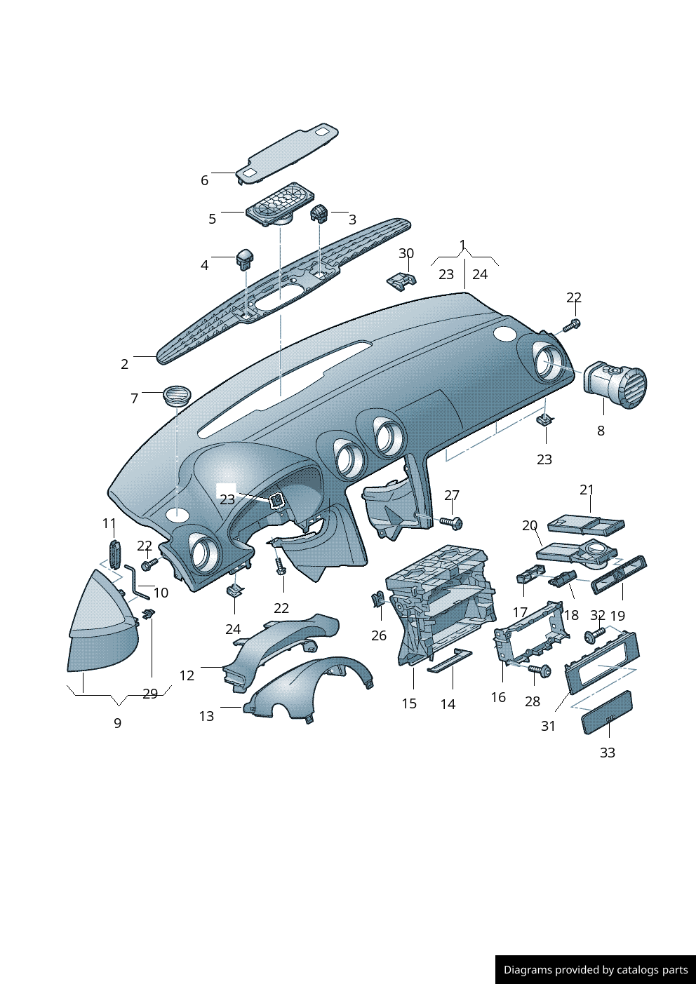 Car part diagram