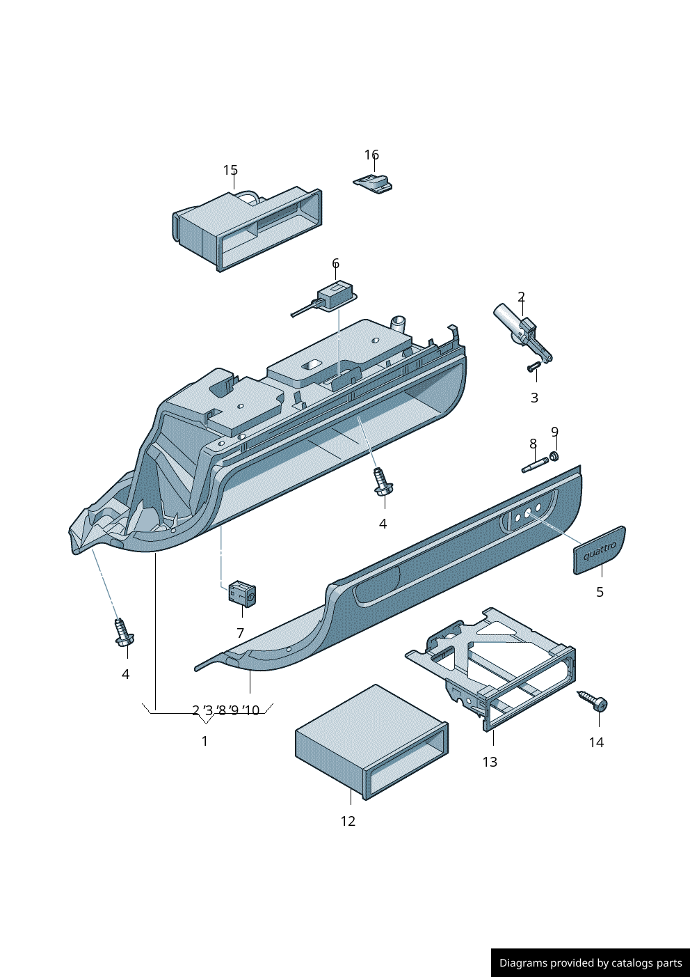 Car part diagram