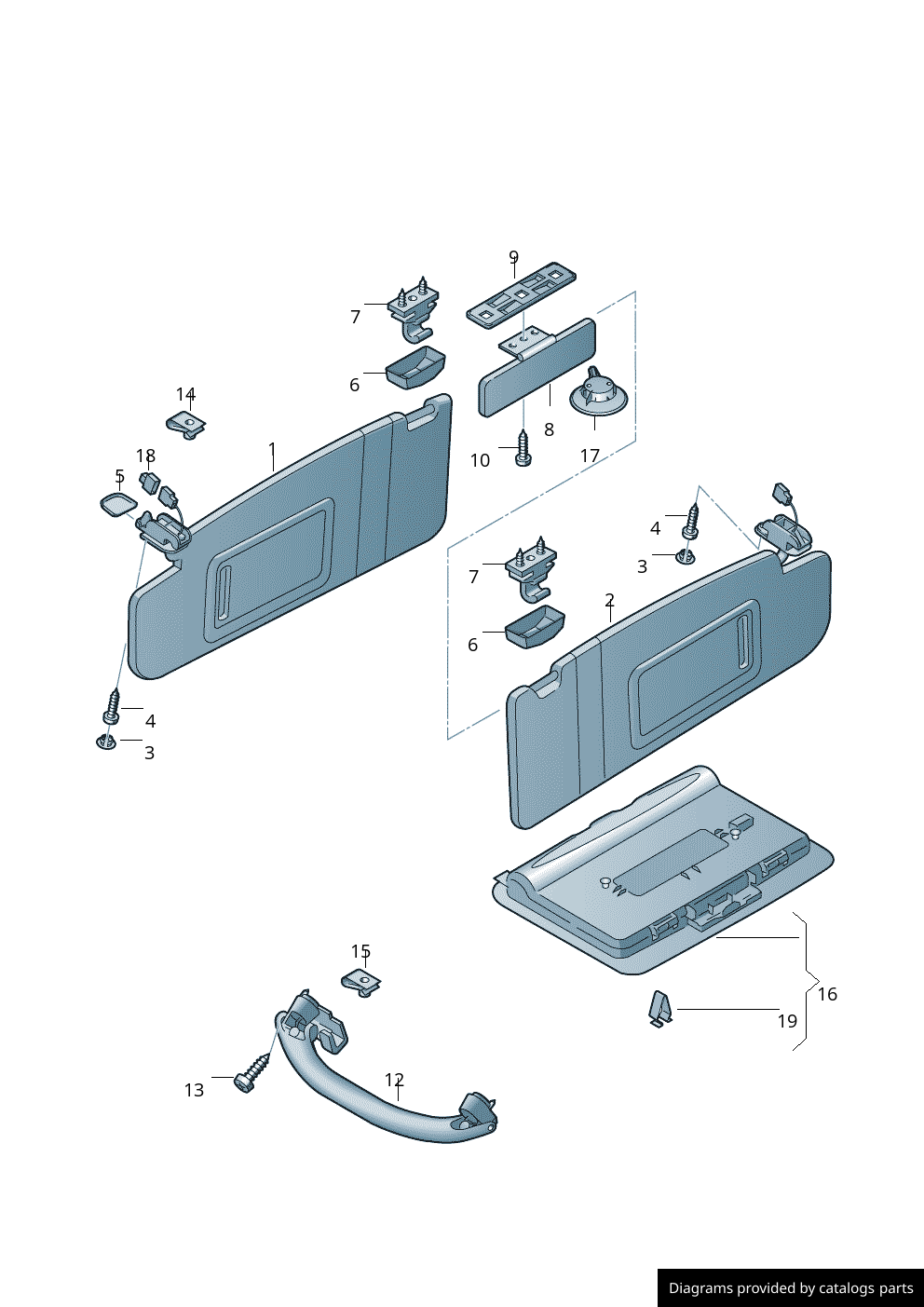 Car part diagram