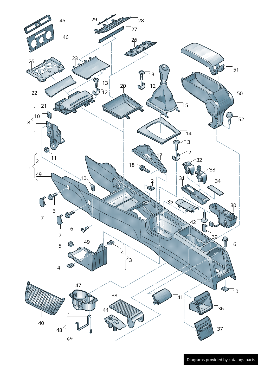 Car part diagram